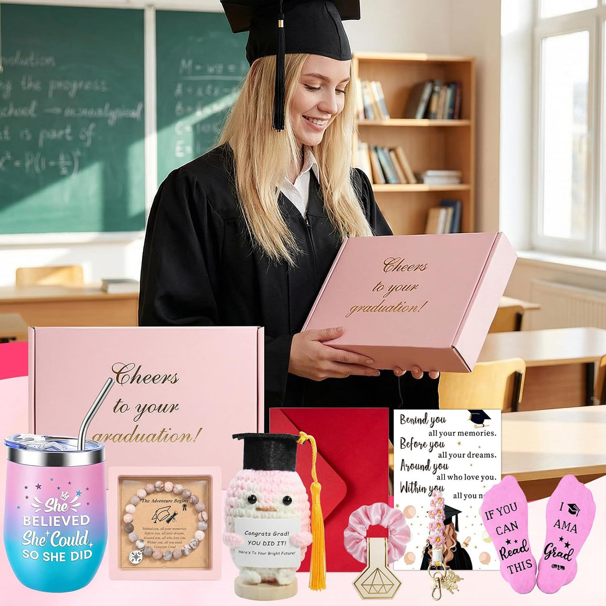 Vryxond class of 2026 gift basket ready for giving