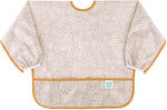 Bumkins Sleeved Bib for Girl or Boy, Baby and Toddler for 6-24 Mos, Essential Must Have for Eating, Feeding, Baby Led Weaning Supplies, Long Sleeve Mess Saving Food Catcher, Soft Fabric, Gray Chevron - Image 15