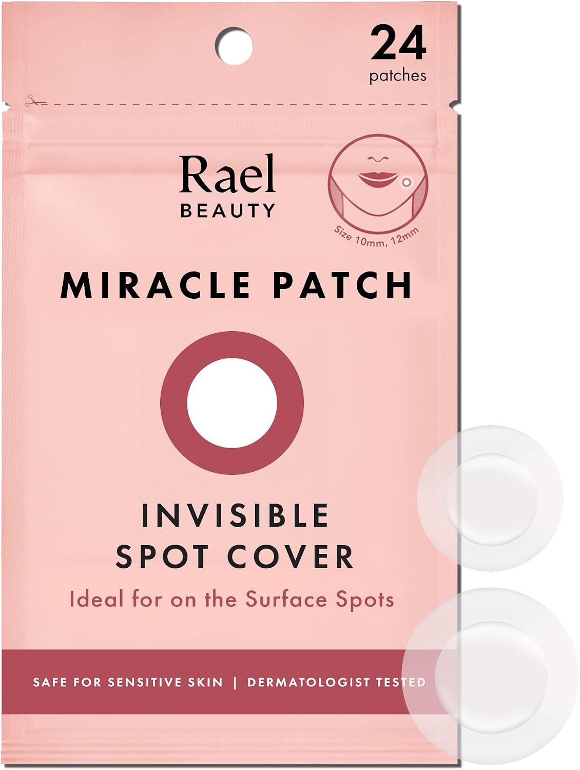 Rael Pimple Patches - Miracle Overnight Spot Cover, Thicker & Extra Adhesion, Hydrocolloid Acne Pimple Patch for Face, Zits & Blemishes, Korean Skin Care, 3 Sizes (104 Count) - Image 11