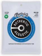 Martin Authentic Acoustic Guitar Strings, Superior Performance Bluegrass 12-56, 80/20 Bronze - Image 9