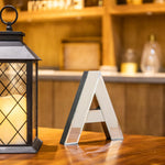 COLLECTIVE HOME - 7-inch Tall Mirrored Glass and Wood Decorative Letter, Home-Bedroom-Office Wall Dcor. Perfect Fun Gift to Encourage Girls, Young Ladies & Teens. (C) - Image 10