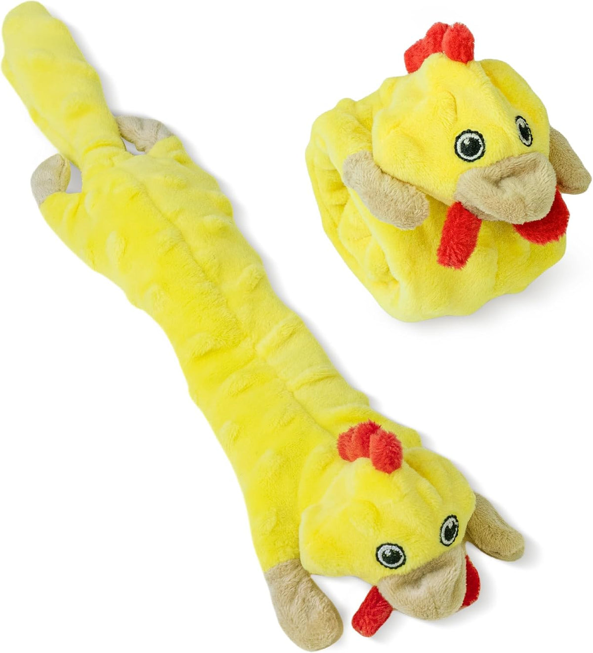 SHARLOVY Dog Squeaky Toys 5 Pack, Pet Crinkle Toy No Stuffing Animals Plush, Dog Chew for Large and Medium, Small Puppy Teething for Boredom - Image 9