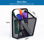 Simetufy magnetic pencil holder attached to a refrigerator surface