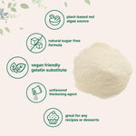 Micro Ingredients agar agar powder texture in scoop