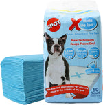 Spot training pads pheromone center mark close-up