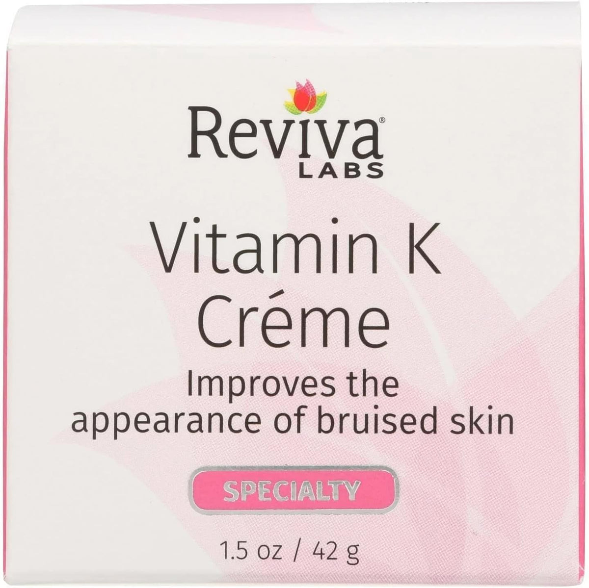 Reviva Labs Vitamin K Cream front view moisturizing skincare tube