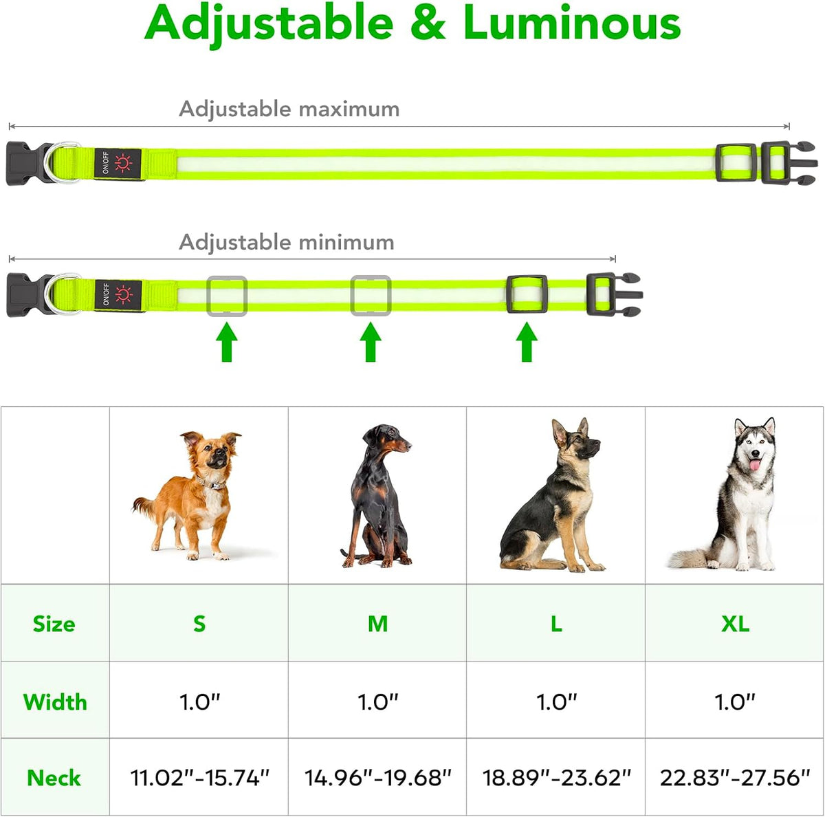 Vizpet USB rechargeable pet collar charging port