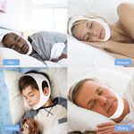 Forzacx anti snoring device worn with cpap mask
