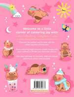 Scholastic Capybara Cuties Colouring Book interior coloring page illustration