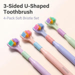 Juroicessry three-sided toothbrush side angle