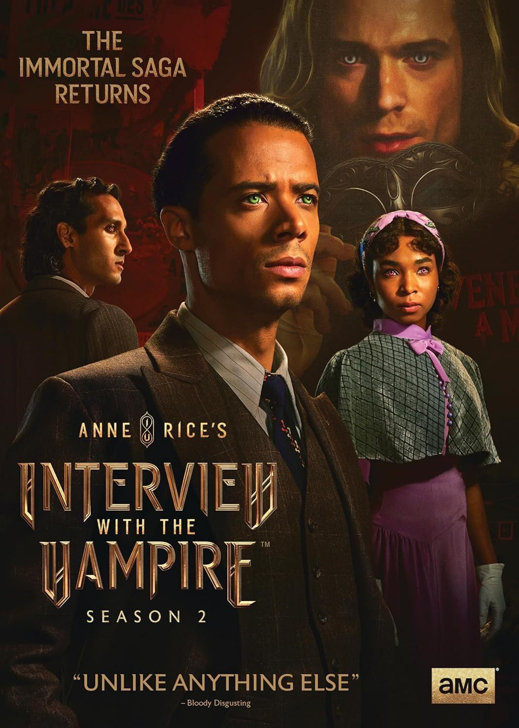 Interview With The Vampire Season 2 DVD front view box art