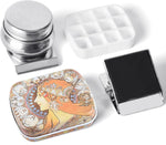 Portable Travel Watercolor Palette, Mini Metal Tin Box,12-Well Empty Tins - Image 9