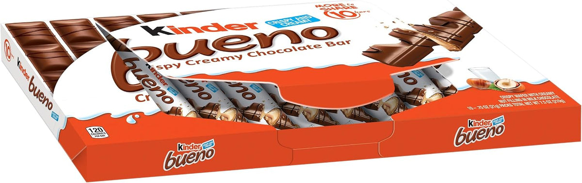 Kinder Bueno Mini Chocolate Bites with Crispy Wafer and Hazelnut Cream, Individually Wrapped, Share Pack, 5.7 oz - Image 13