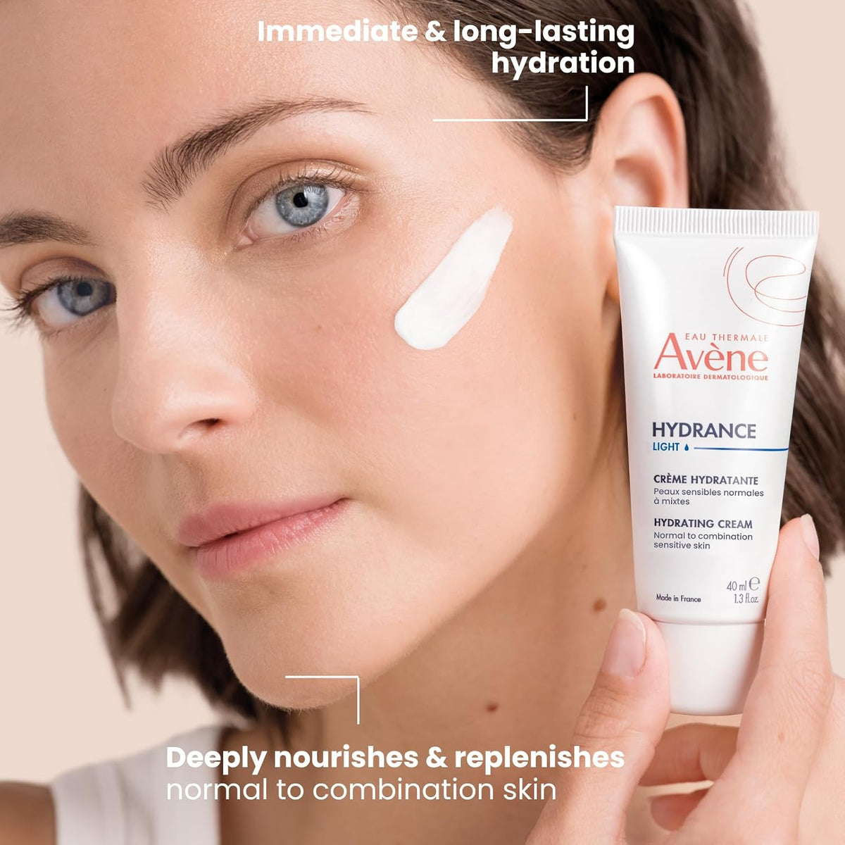 Avène Hydrance Light Hydrating Cream daily moisturizer tube