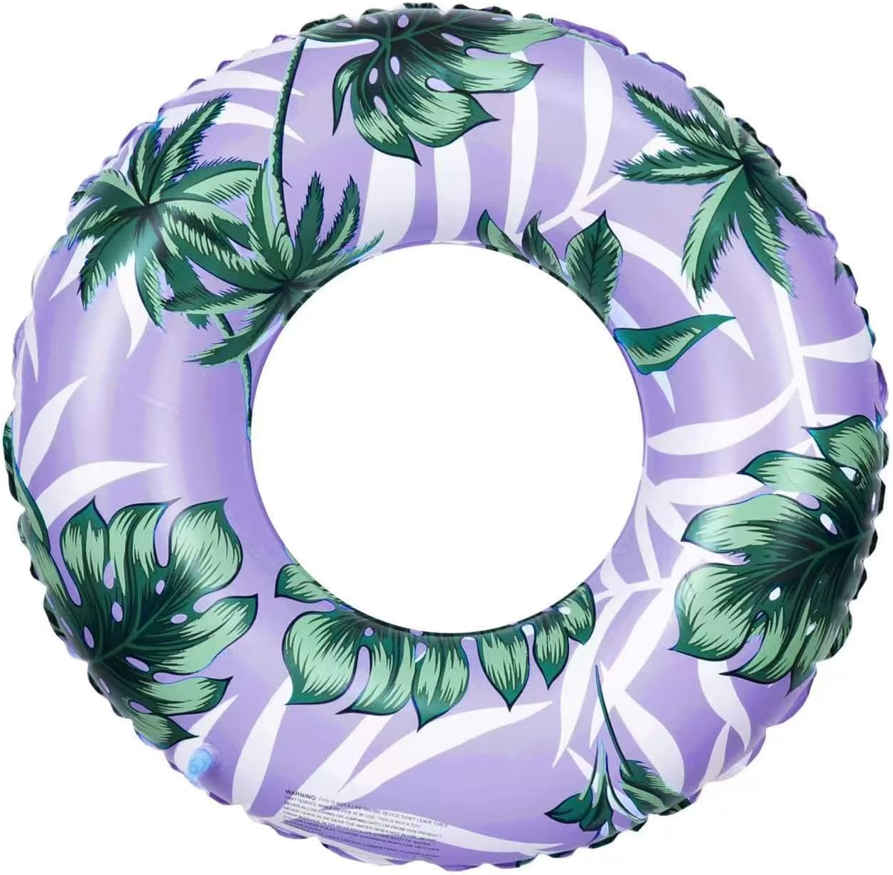 BBPOOL tropical leaf inflatable swim tube front view