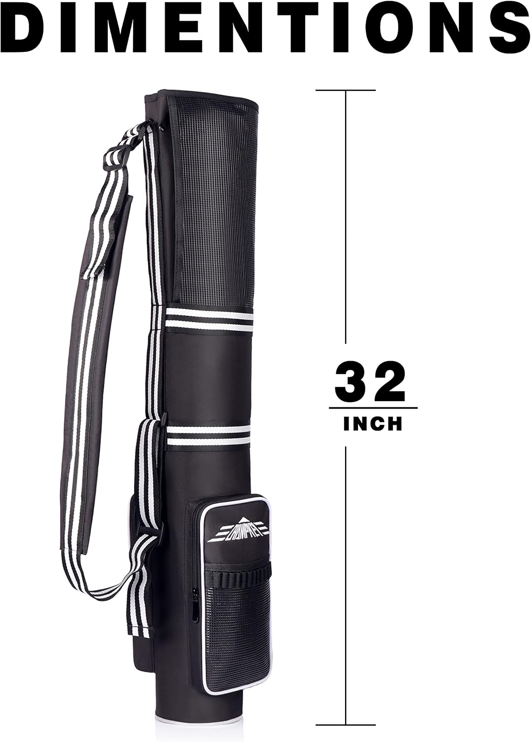 Champkey professional golf bag displayed on a golf course setting ready for use