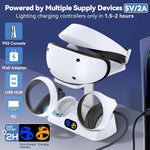 Tokluck PSVR2 charging station with dual controllers docked