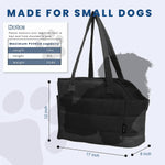 Interior view of Straodtic dog purse with soft plush fleece lining