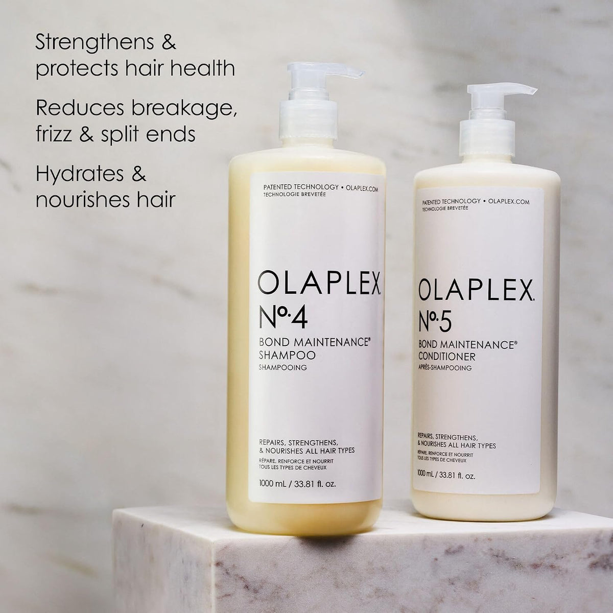 Olaplex hair care range including Number 5 conditioner