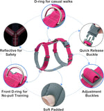 Plutus Pet heavy duty nylon pet vest with reflective straps side profile