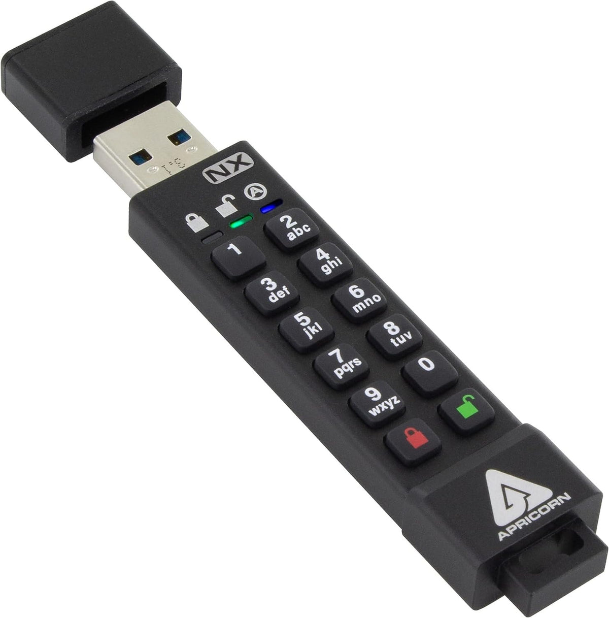 Apricorn Aegis Secure Key 3 NX front view showing keypad