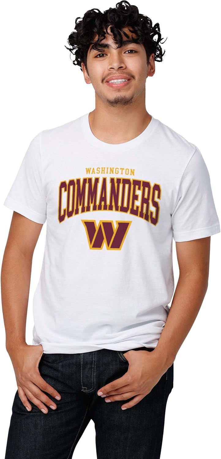 FOCO NFL Mens NFL Team Logo Classic Arched Logo T-Shirt - Image 9
