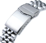 Strapcode 20mm watch band showing solid 316L steel construction
