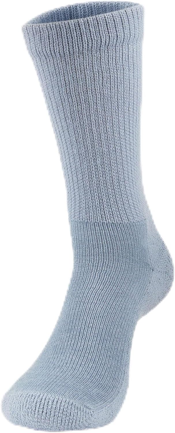Thorlos advanced diabetic crew socks side profile cushioning