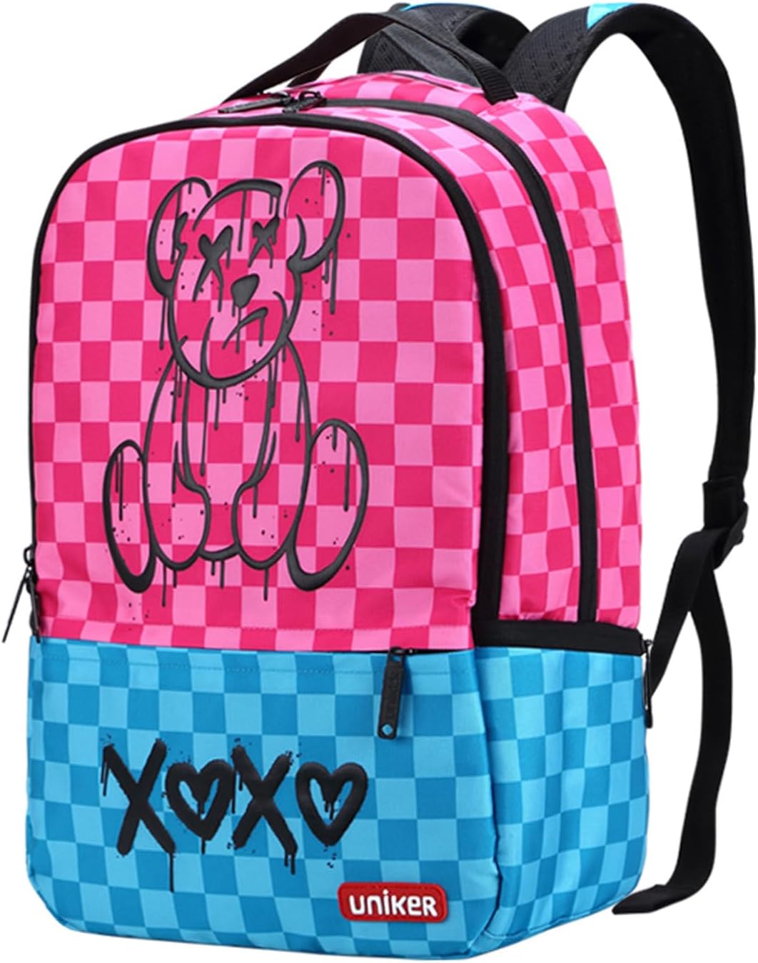 School Backpack with USB Charging Port for Teenagers, Water Resistant Designer Daypack with Laptop Compartment for 15.6 Inch Laptop, Hacker - Image 14