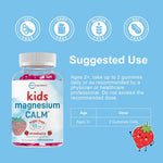 Micro Ingredients kids magnesium gummies strawberry flavor closeup