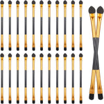 DonLeeving 24 piece dual end eyeshadow brush set front view