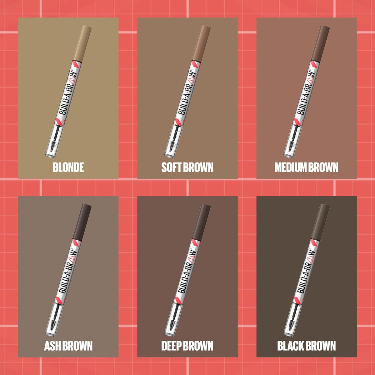 Example of hair-like strokes created with Maybelline brow pen