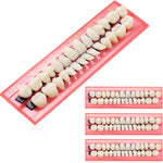Nuanchu 112-piece acrylic resin fake teeth kit front view