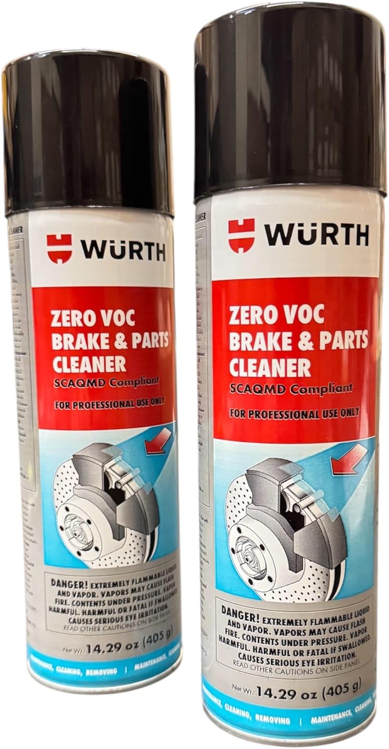 AquaNation Wurth Zero VOC Brake and Parts Cleaner 2 pack front view