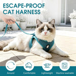 HEYWEAN Cat Harness and Leash - Ultra Light Escape Proof Kitten Collar Cat Walking Jacket with Running Cushioning Soft and Comfortable Suitable for Puppies Rabbits - Image 3