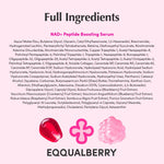 EQQUALBERRY NAD+ Peptide Boosting Serum | 14 Peptide Serum for Face, Neck & Body | Niacinamide 2% & Vegan Collagen for Anti-Aging, Firming & Lifting | Korean Skincare (1.01 oz / 30ml) - Image 9