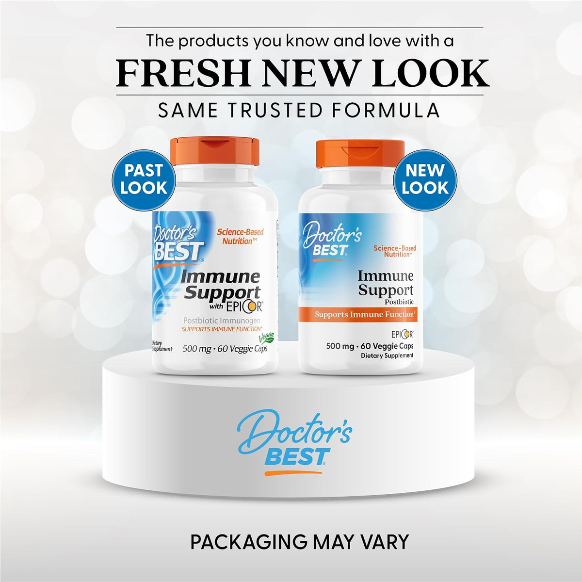 Doctor's Best postbiotic capsules nutritional facts label