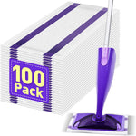 UNIMADE disposable mop pads refills 100 pack front view