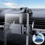 eSamcore car dashboard tablet mount front view holding an iPad on a vehicle dash