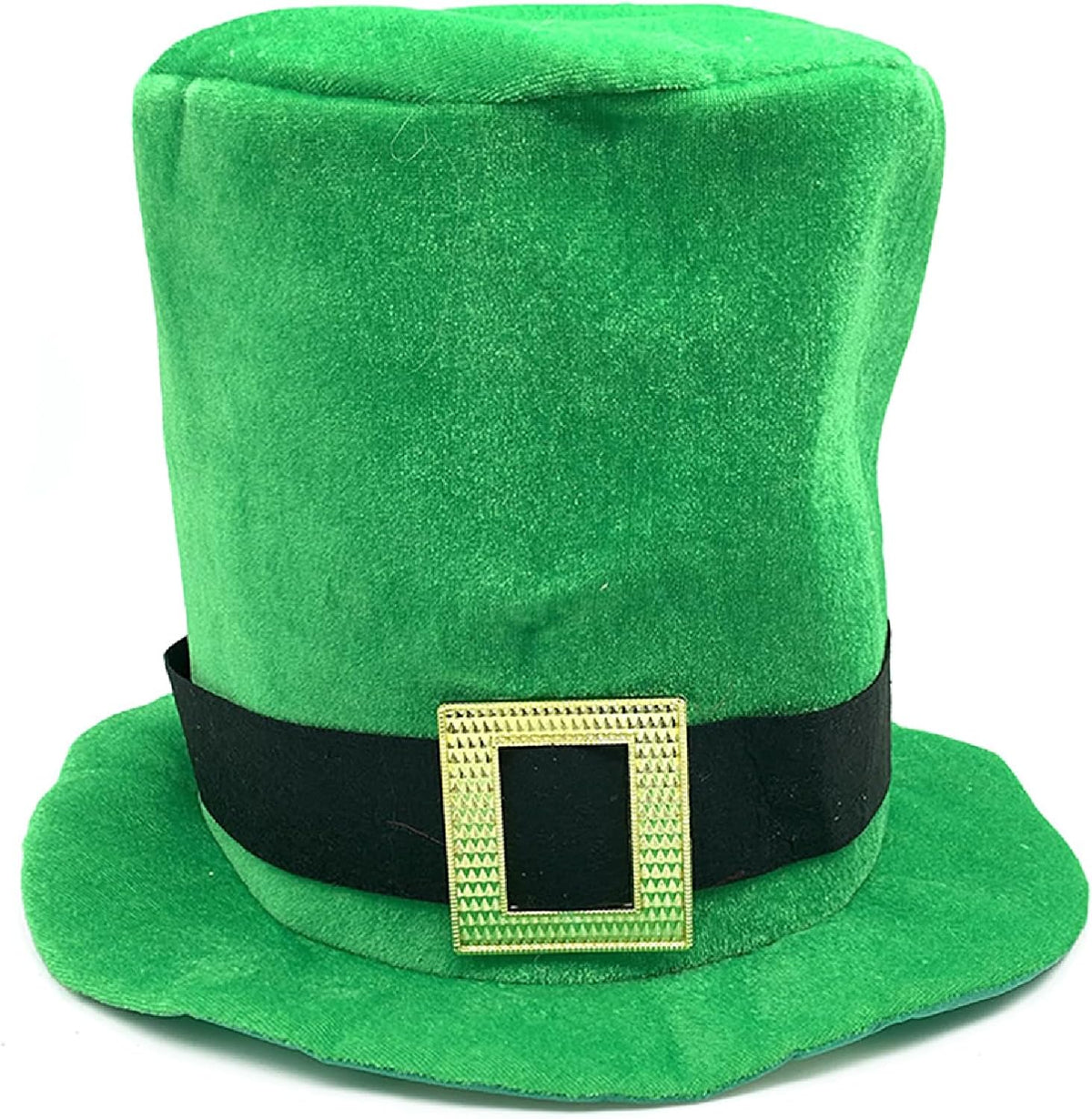 Wittocs leprechaun hat for adults green top hat front view