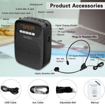 HW HAOWORKS voice amplifier packaging and included accessories layout