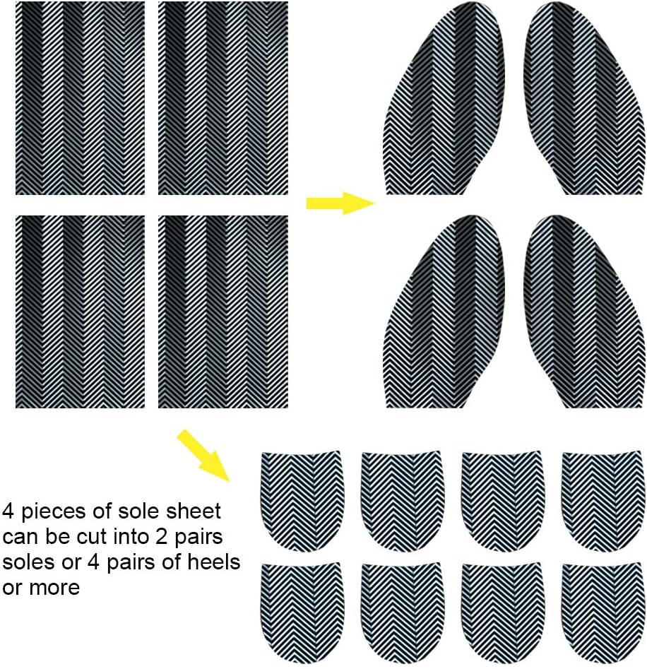 Unikstep shoe repair rubber sheets with sandpaper kit