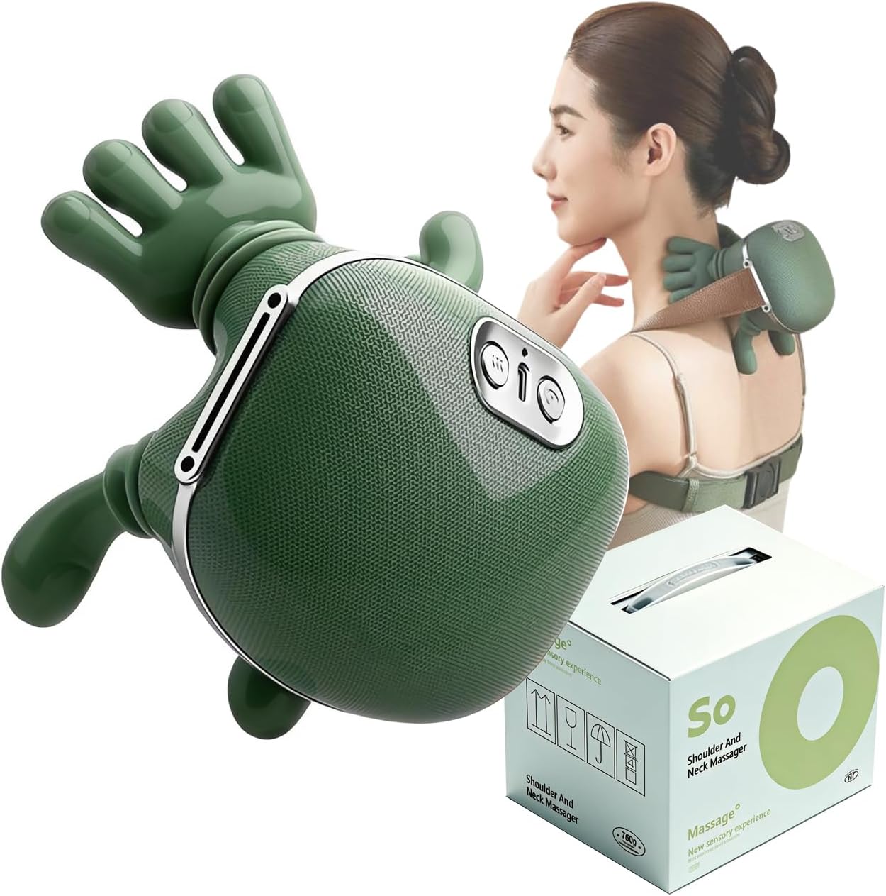 Generic Neck Massager With Heat Front View