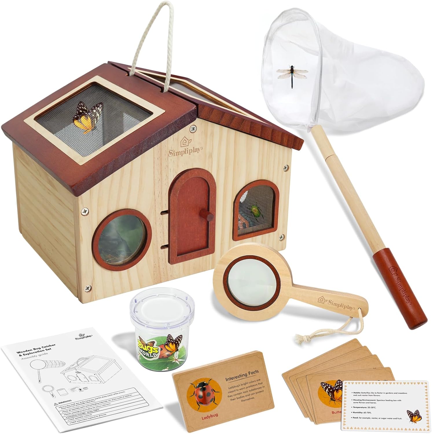 SimpliPlay Kids Explorer Kit and Bug Catcher set front view