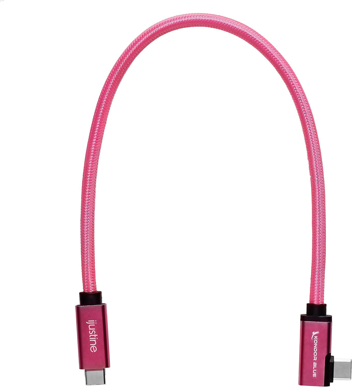 Kondor Blue USB-C cable connected to external SSD