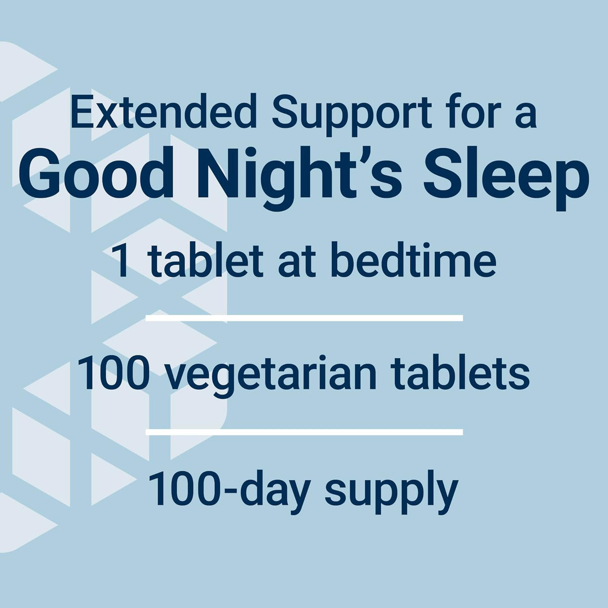 Life Extension Melatonin vegetarian tablets close up