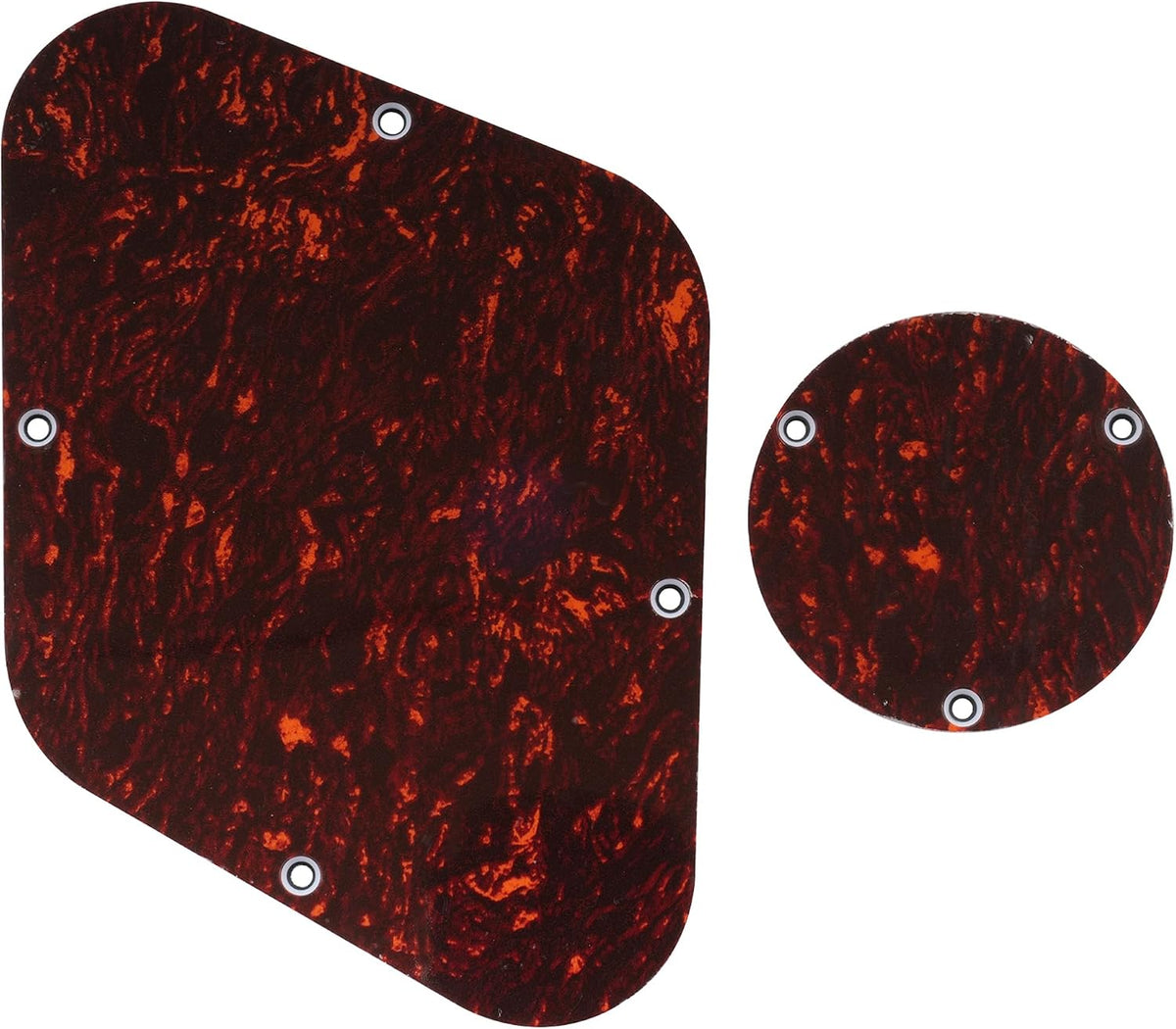 Musiclily LP Backplate and Switch Cover Set Compatible with USA Les Paul, 3Ply White - Image 9