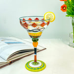 Supercap decorative glassware rim accent close up