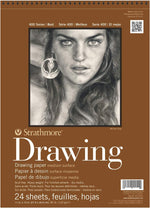 Strathmore medium drawing spiral paper pad front view