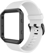 Simpeak Sport Band Compatible with Fitbit Blaze Smartwatch Sport Fitness, Silicone Wrist Band with Meatl Frame Replacement for Fitbit Blaze Men Women - Image 10